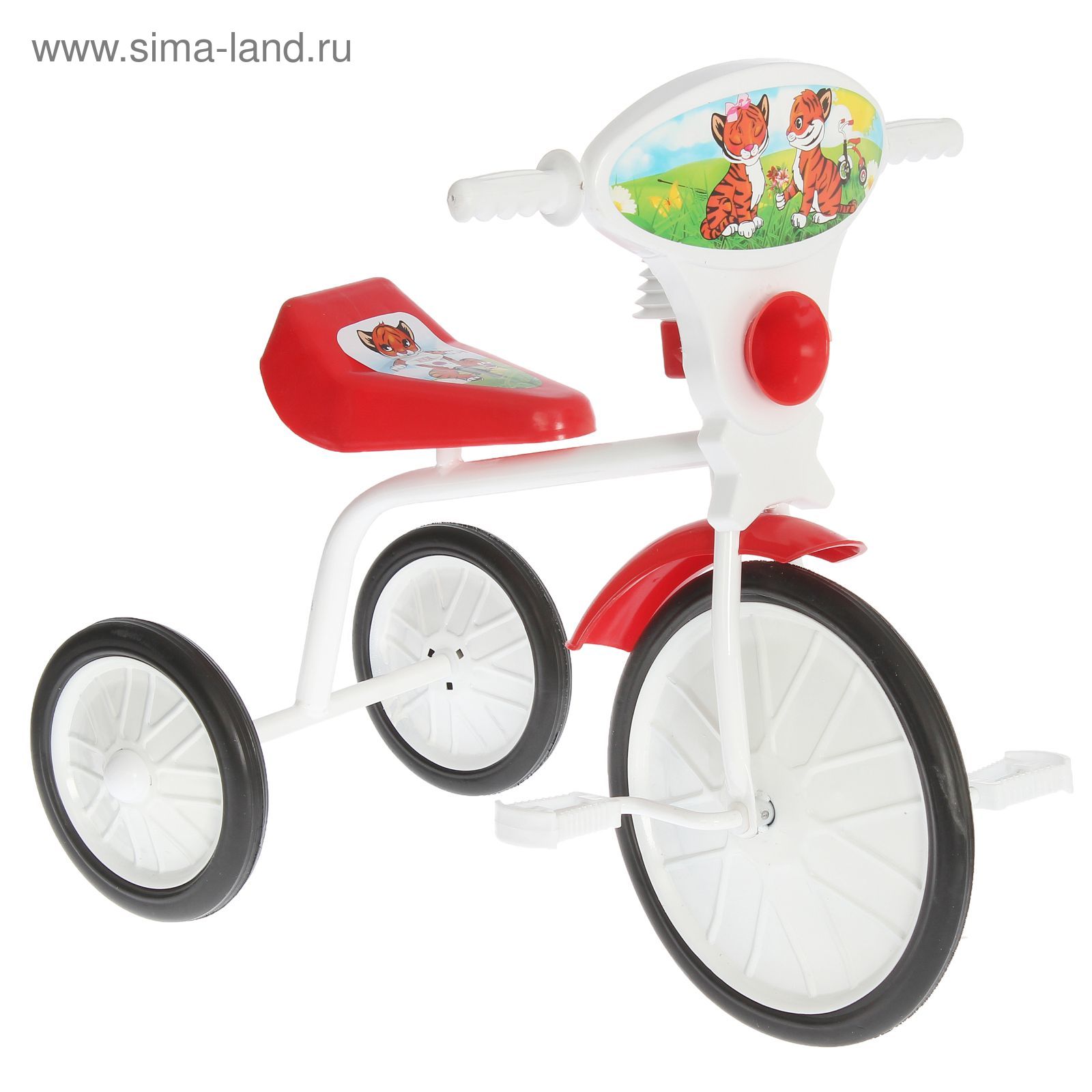 Велосипед трехколесный  "Малыш"  01, цвет красный, фасовка: 3шт.