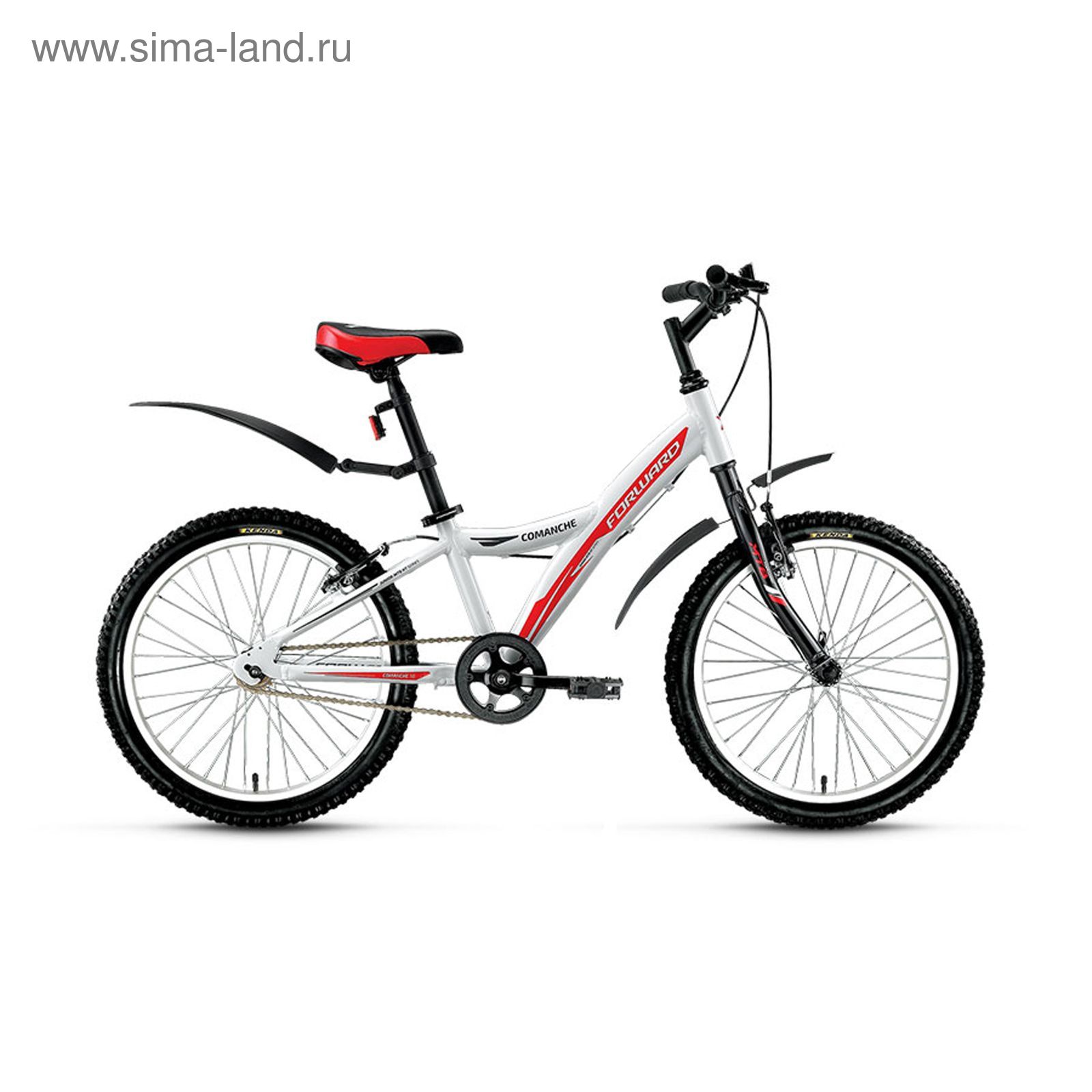 Велосипед 20" Forward Comanche 1.0, 2017, цвет белый, размер 10,5"
