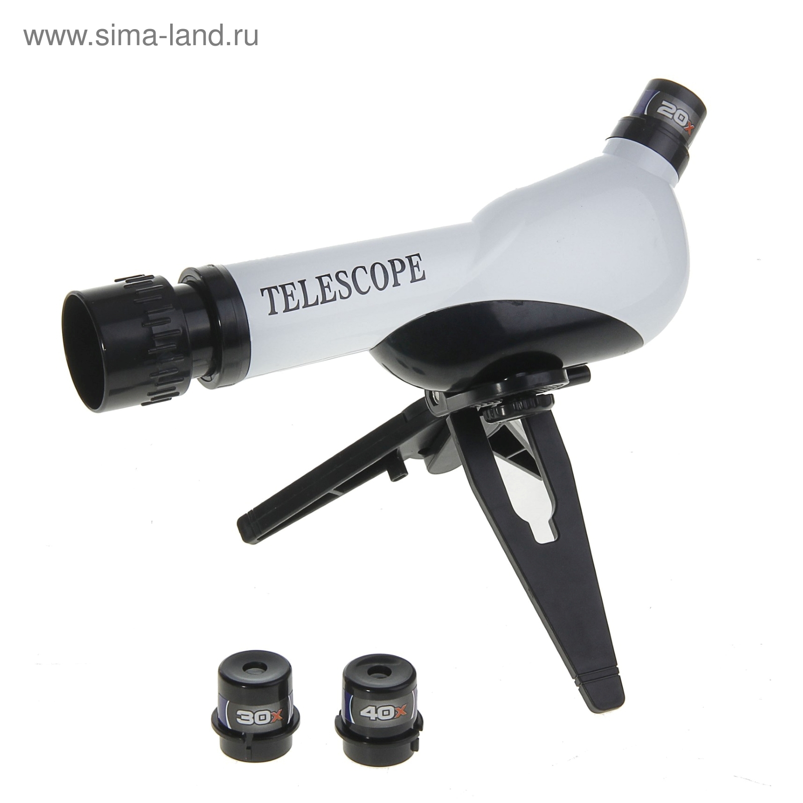 Телескоп настольный сувенирный "Оптика" сменные линзы 20х-30х-40х