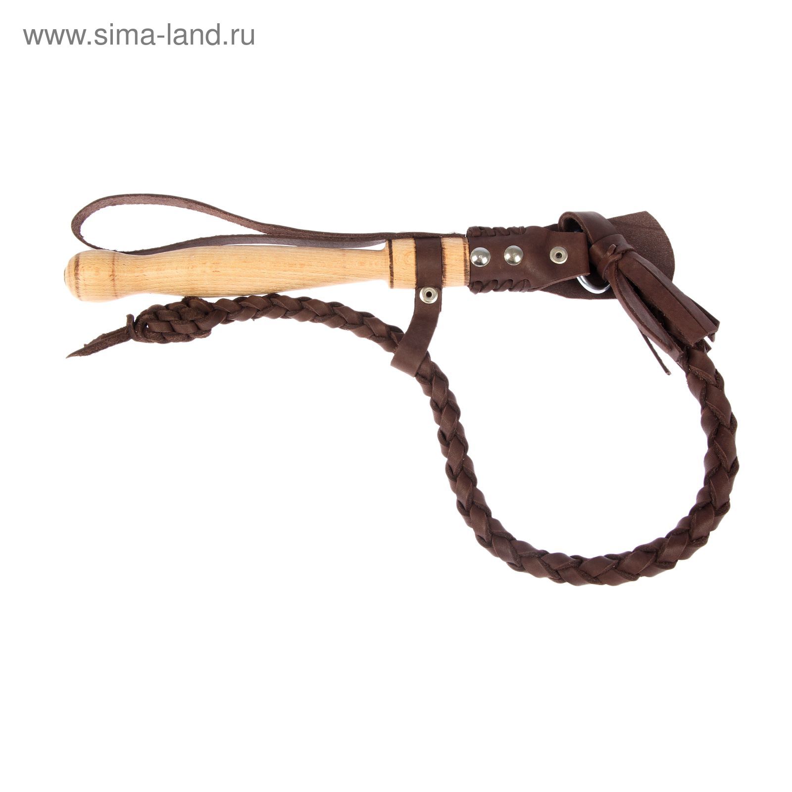 Нагайка Донская, деревянная ручка, коричневая