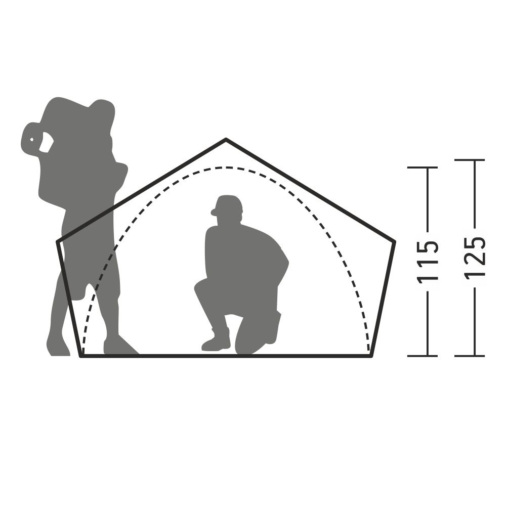Палатка с автоматическим каркасом Дерри 3
