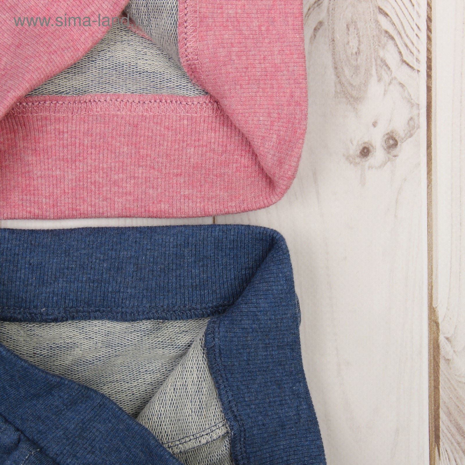 Комплект для девочки (толстовка, брюки), рост 110-116 см, цвет синий меланж 284-М