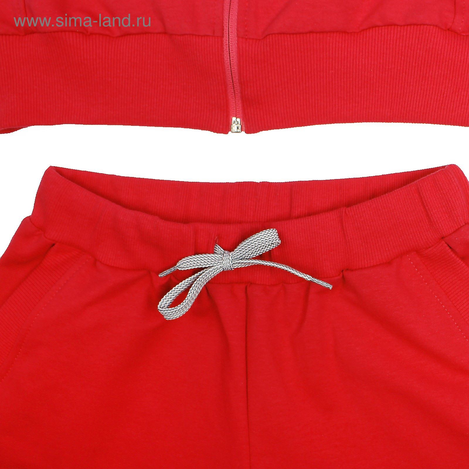 Костюм спортивный для девочки, рост 134 см (68), цвет красный 33-КД-28Ш