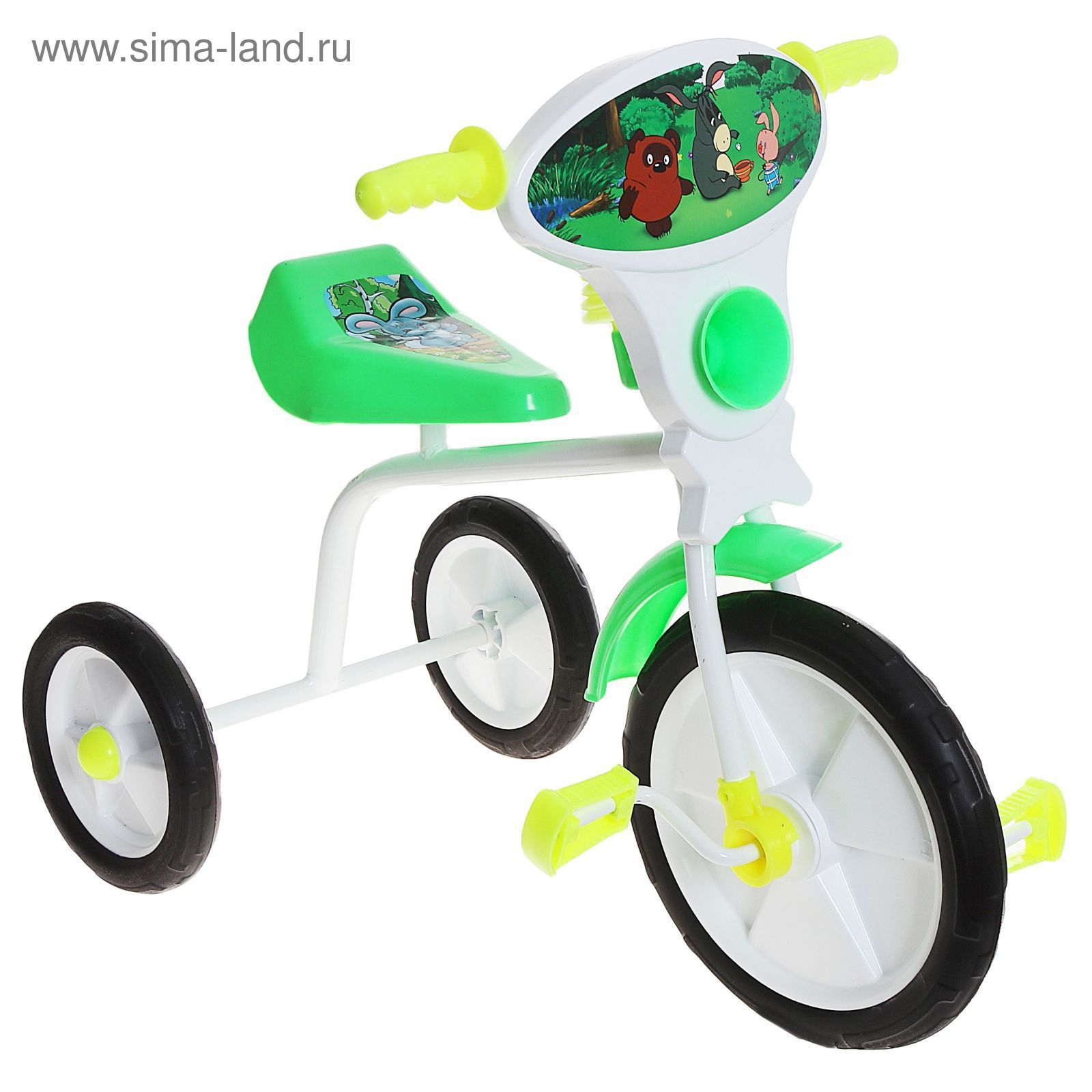 Велосипед трехколесный  "Малыш"  01П, цвет зеленый, фасовка: 1шт.