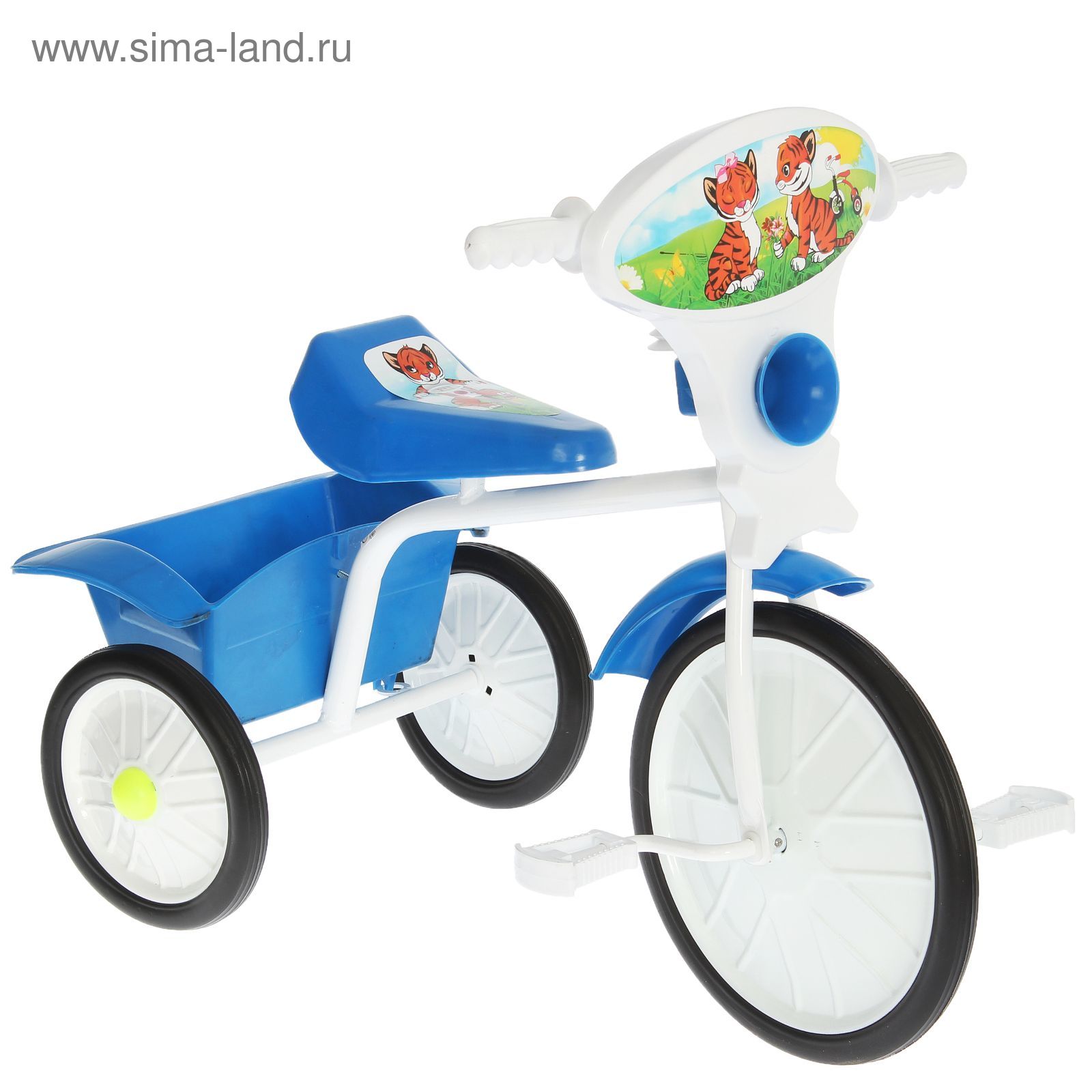 Велосипед трехколесный  "Малыш"  05, цвет синий, фасовка: 2шт.