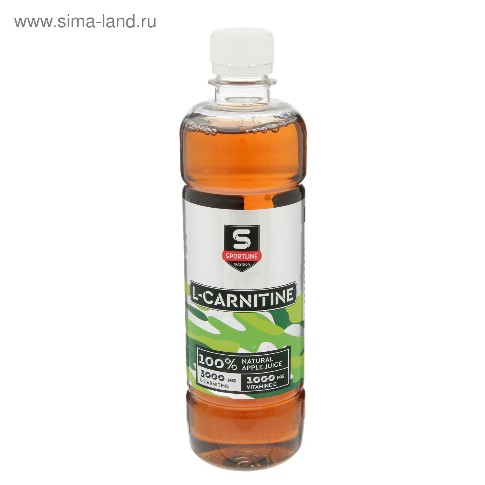 Напиток SportLine c L-Карнитином 3000mg 500ml (Яблоко)