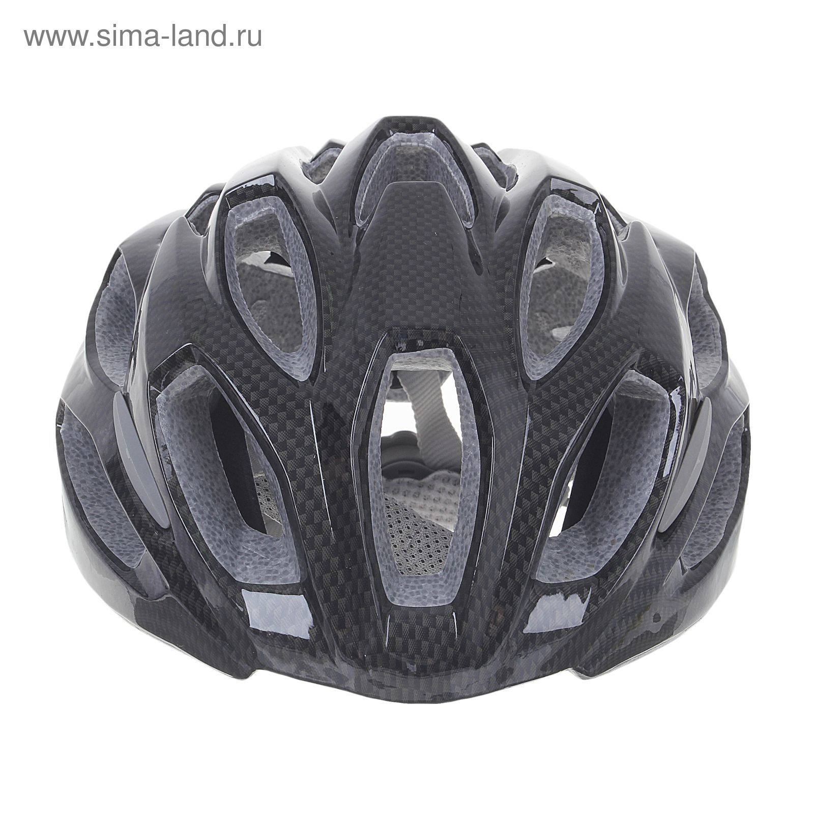 Шлем велосипедиста взрослый ОТ-T28, черный, диаметр 54 см