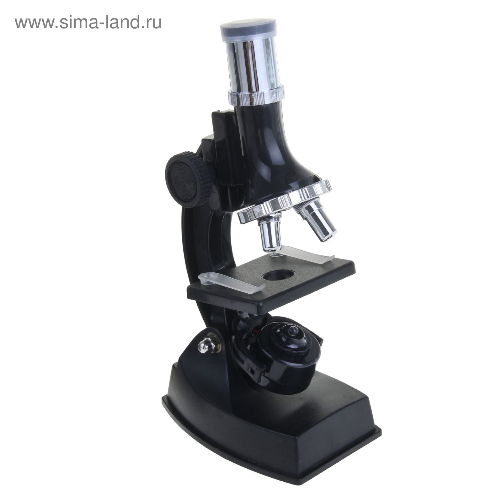 Микроскоп сувенирный, кратн 100, 300, 600, 900, инструменты, баночка для образцов, 27х24 см 12685