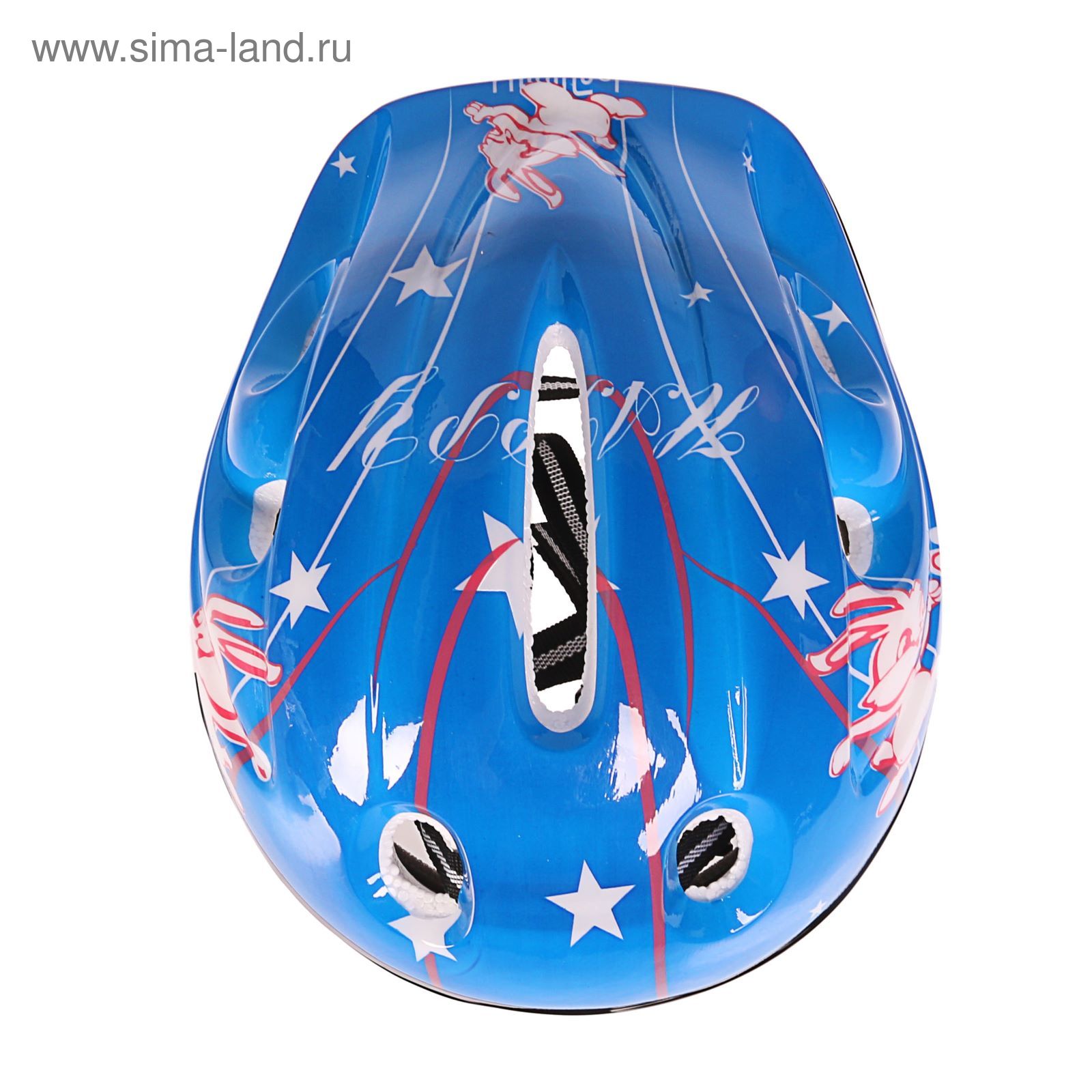 Шлем защитный OT-502 детский р S (52-54 см), цвет: синий