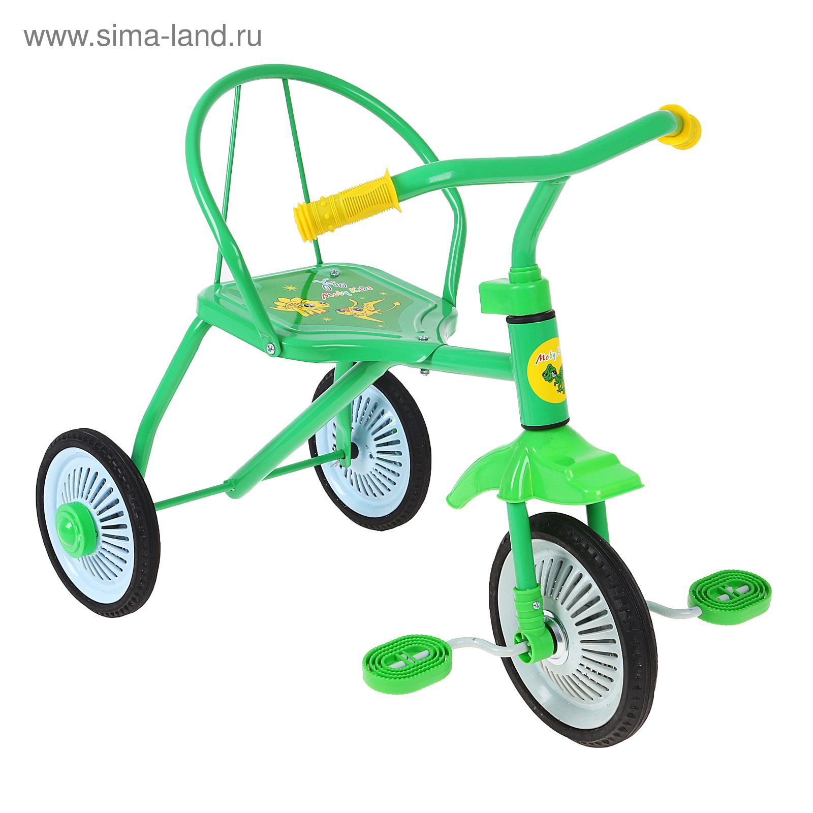 Велосипед трехколесный "Дино", цвета микс
