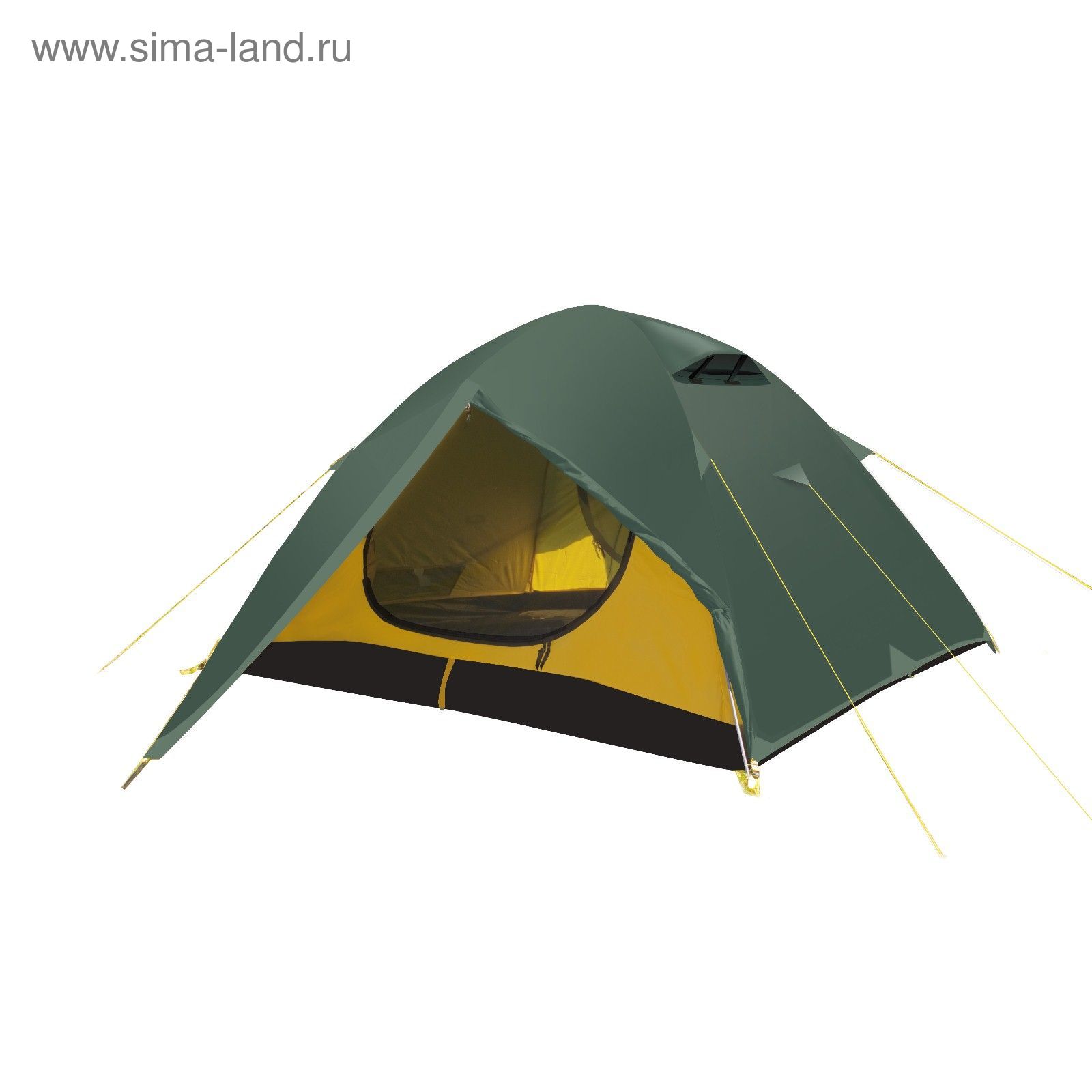 Палатка, серия "Trekking" Cloud 2, зеленая, двухместная