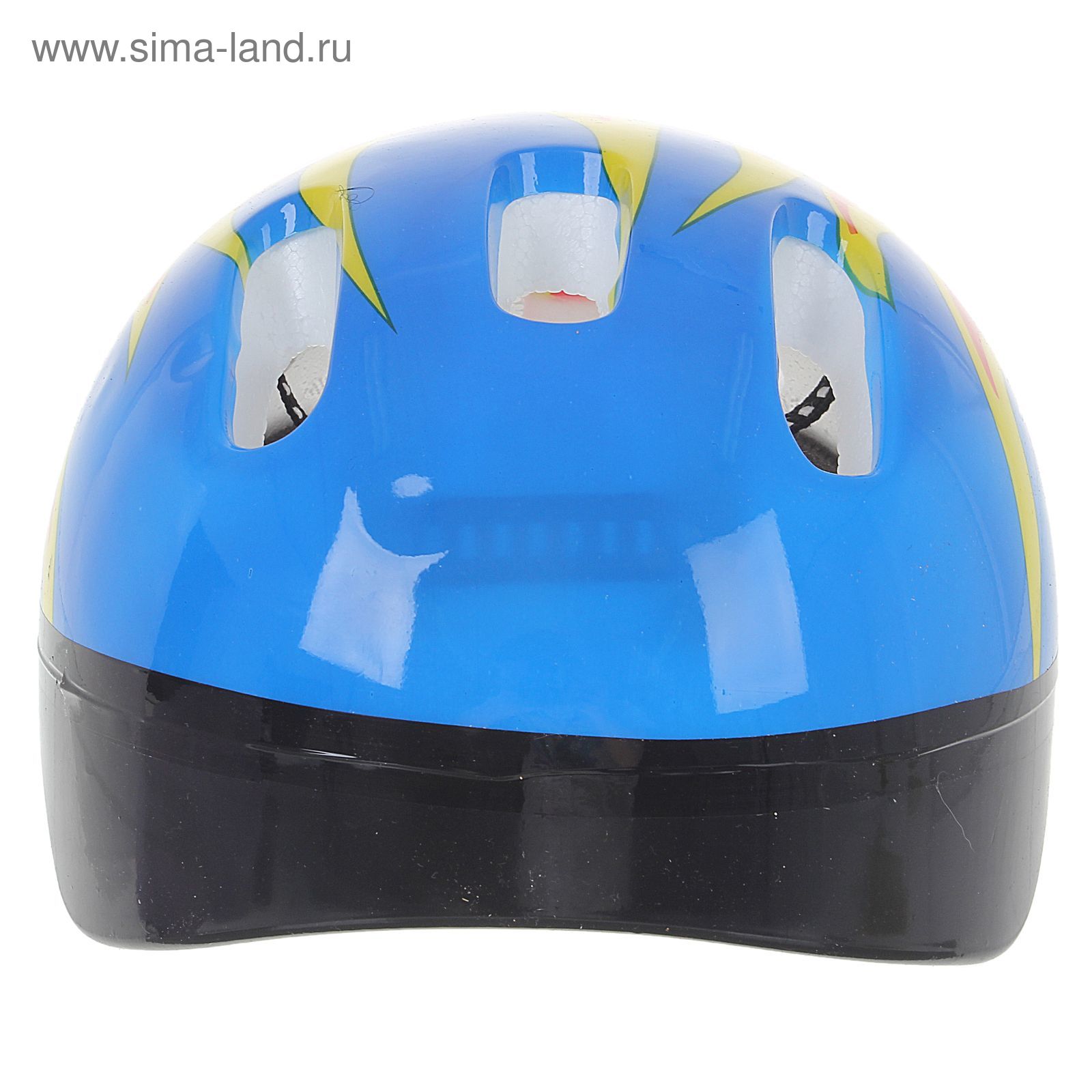 Шлем защитный детский OT-H6, размер M (55-58 см), цвет: синий