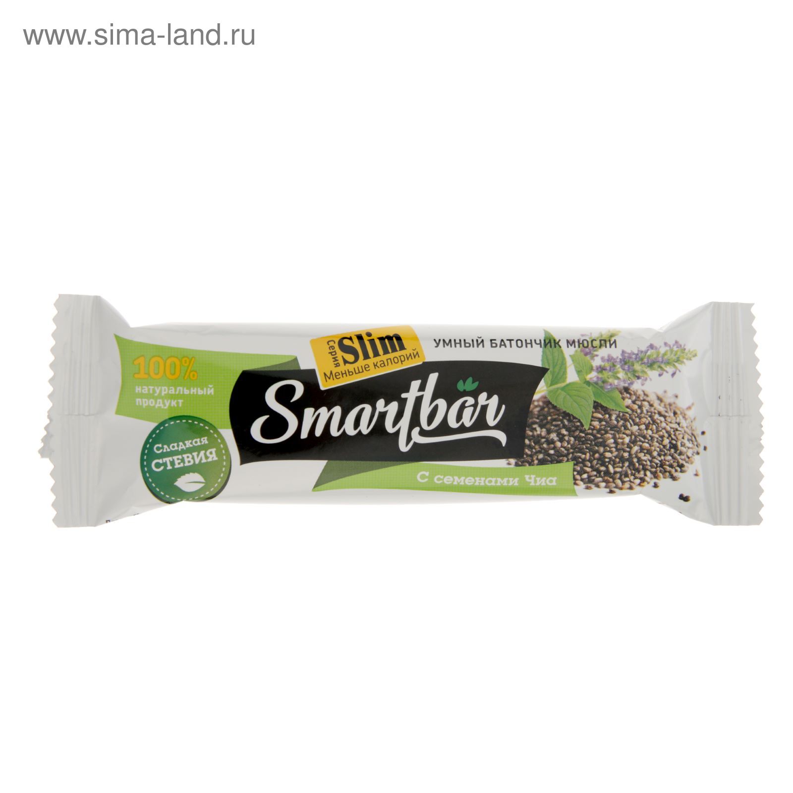 Батончик SmartBar Slim 25г семена чиа