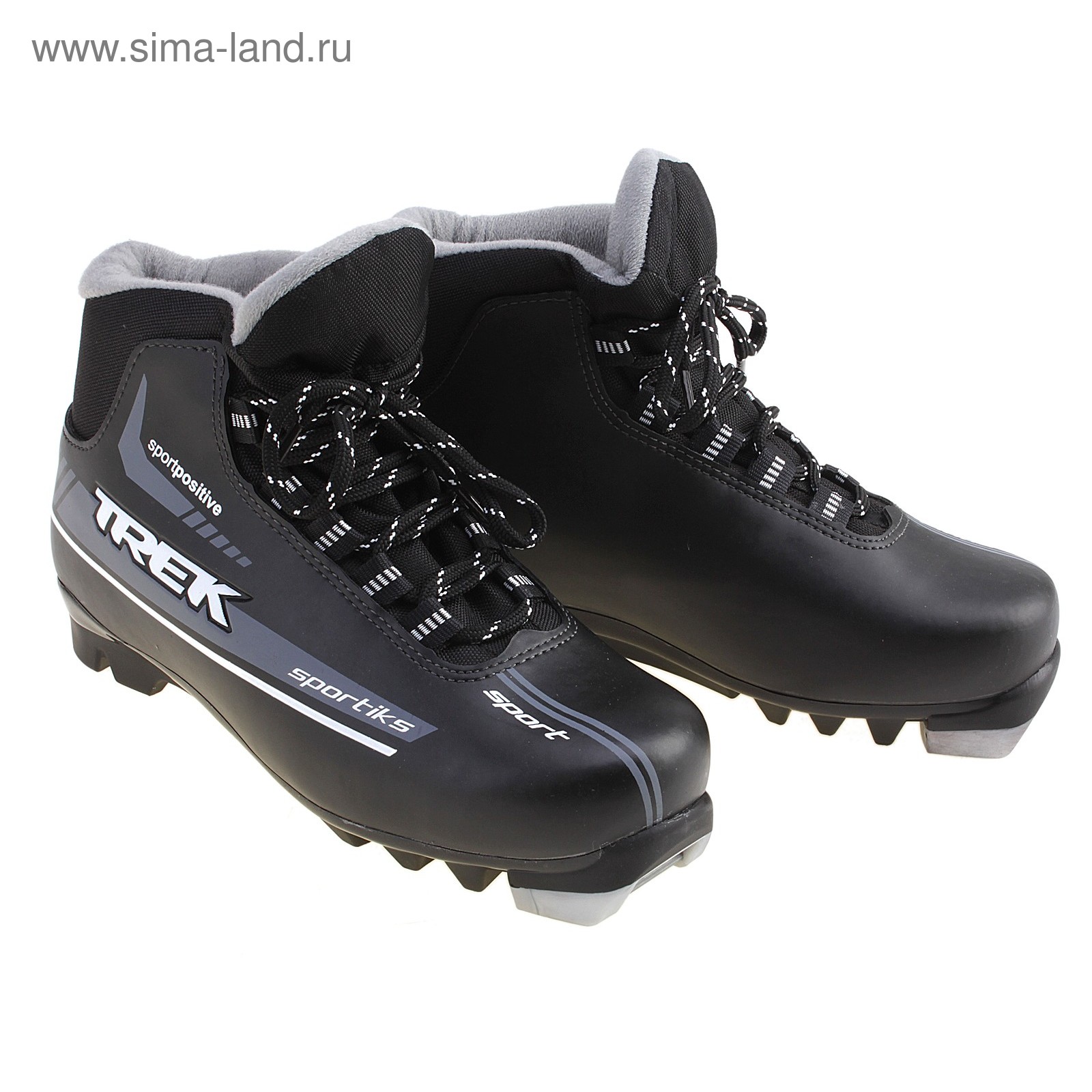 Ботинки лыжные TREK Sportiks NNN ИК, размер 41, цвет: черный