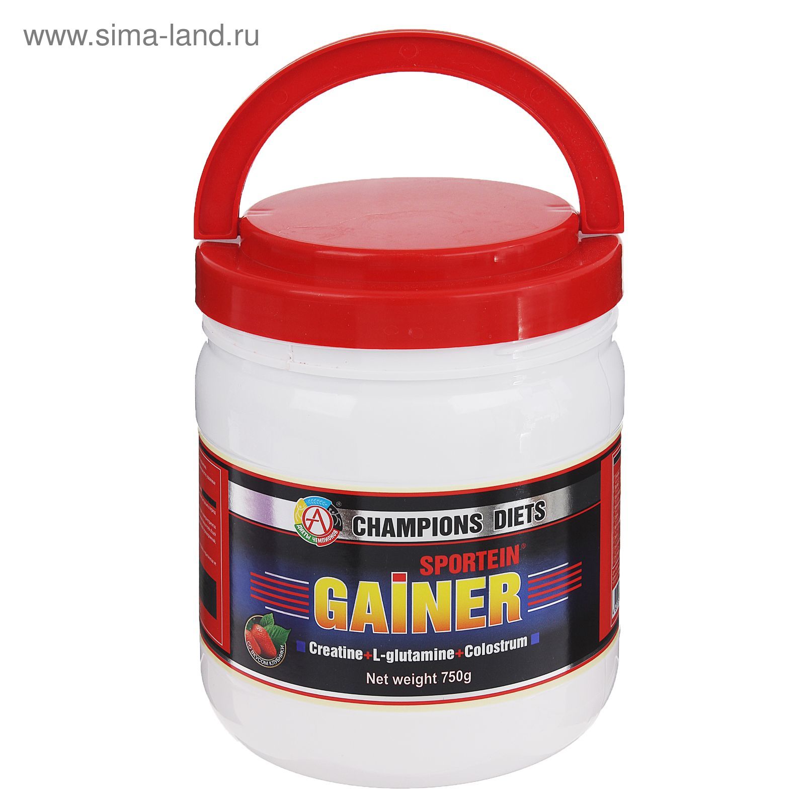 Гейнер SPORTEIN®  GAINER  750 грамм, клубника
