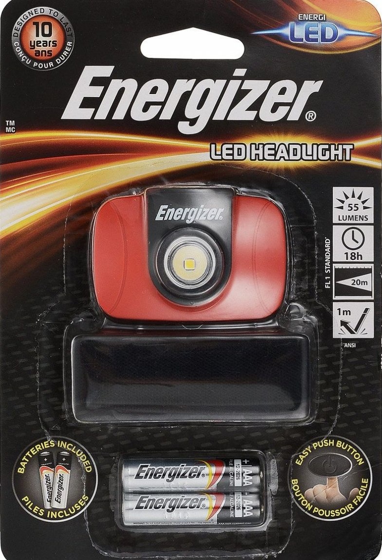 Фонарь налобный Energizer 55 лм LED HEADLIGHT