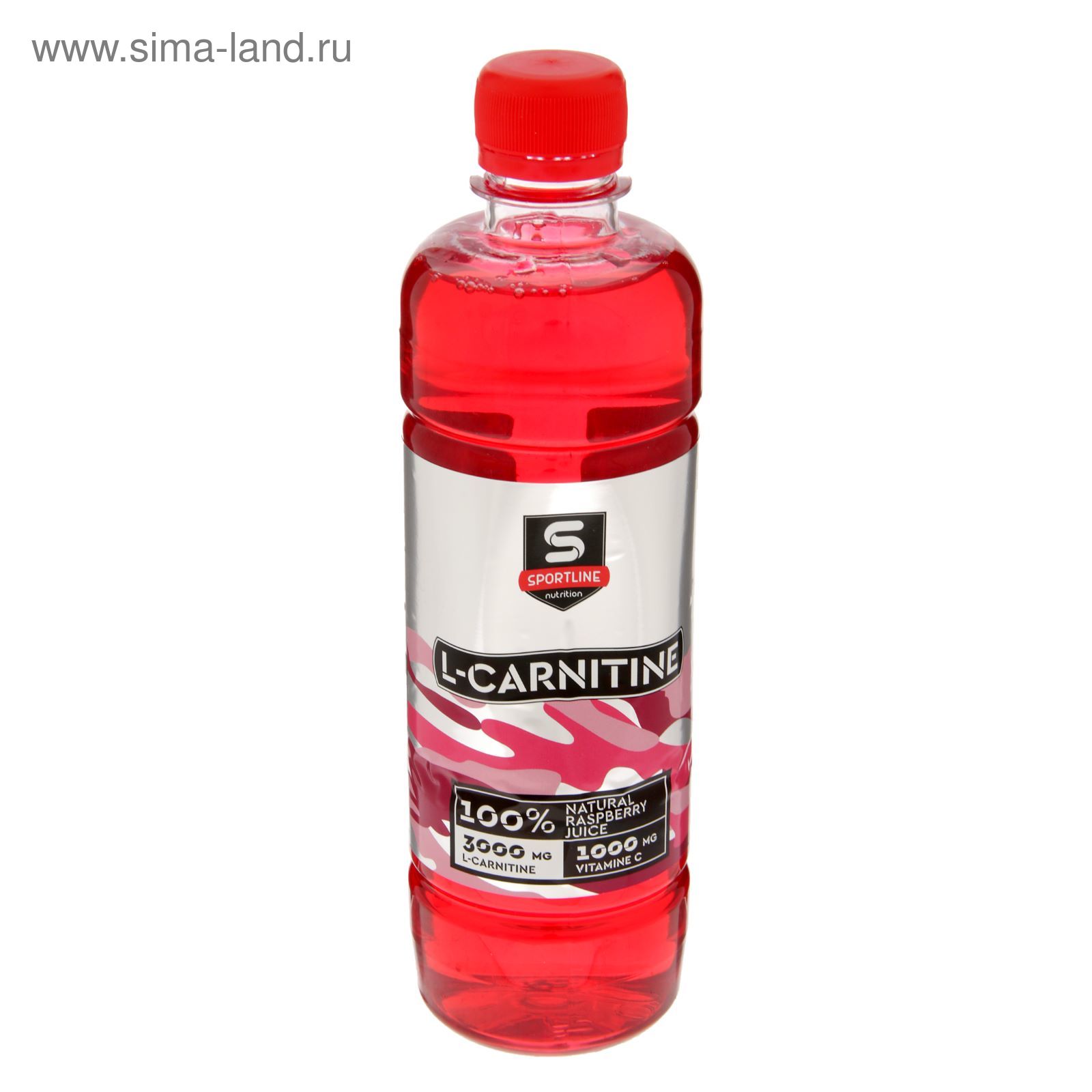 Напиток SportLine c L-Карнитином 3000mg 500ml (Малина)