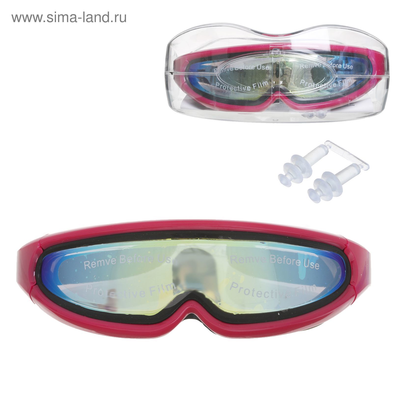 Очки для плавания, взрослые SS37, цвета микс