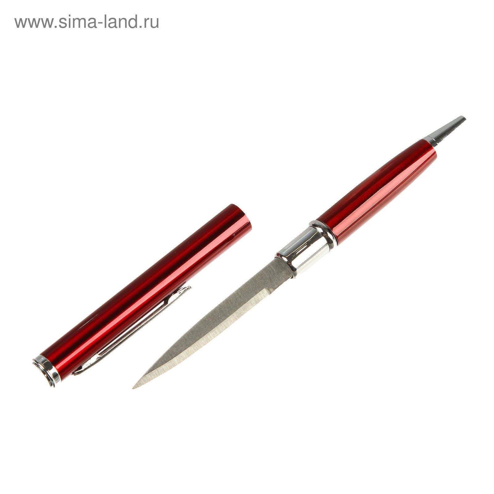 Нож-ручка, лезвие копьеобразное 5,5см, микс цветов, рукоять 7,2см
