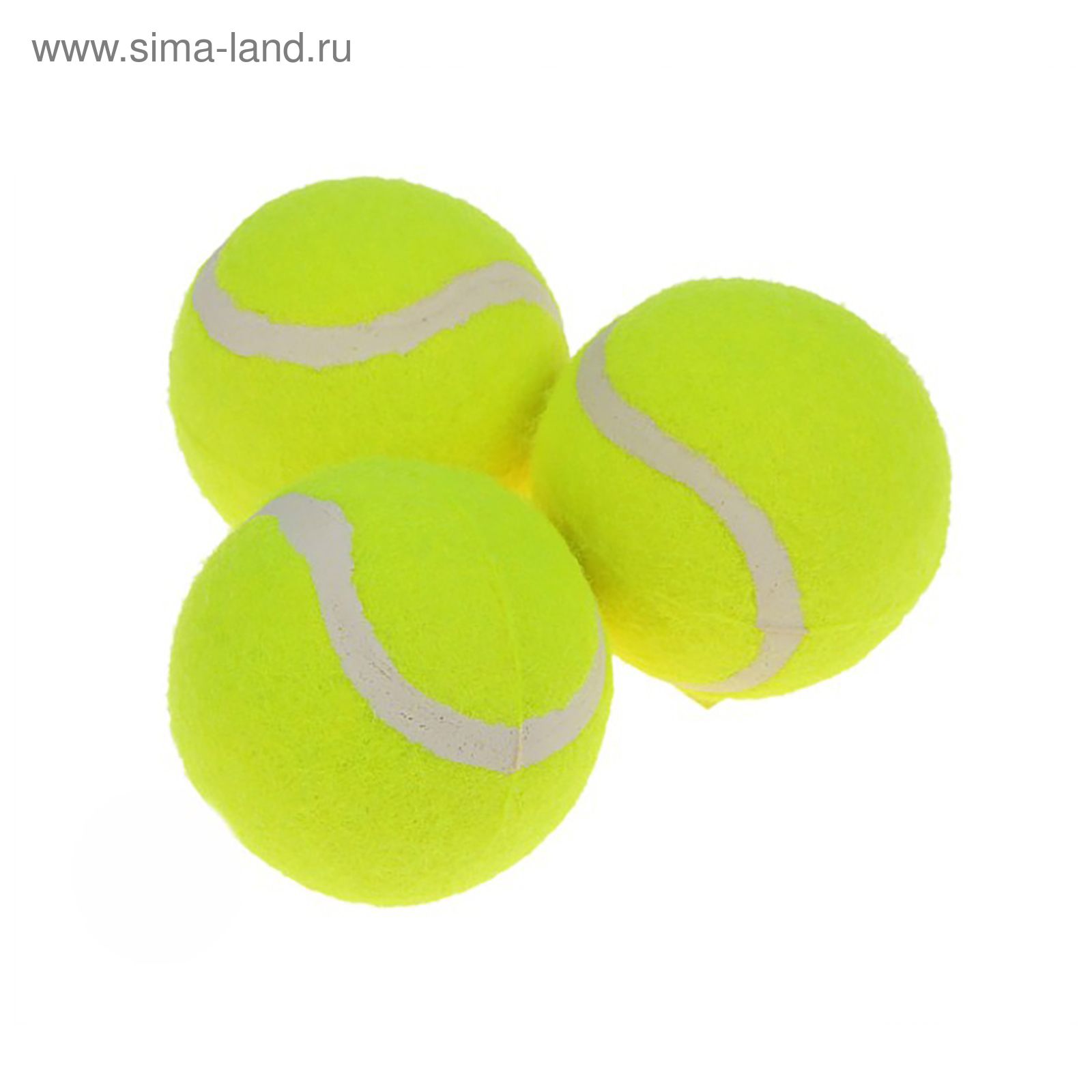 Мяч теннисный Werkon в тубе, набор 3 шт.