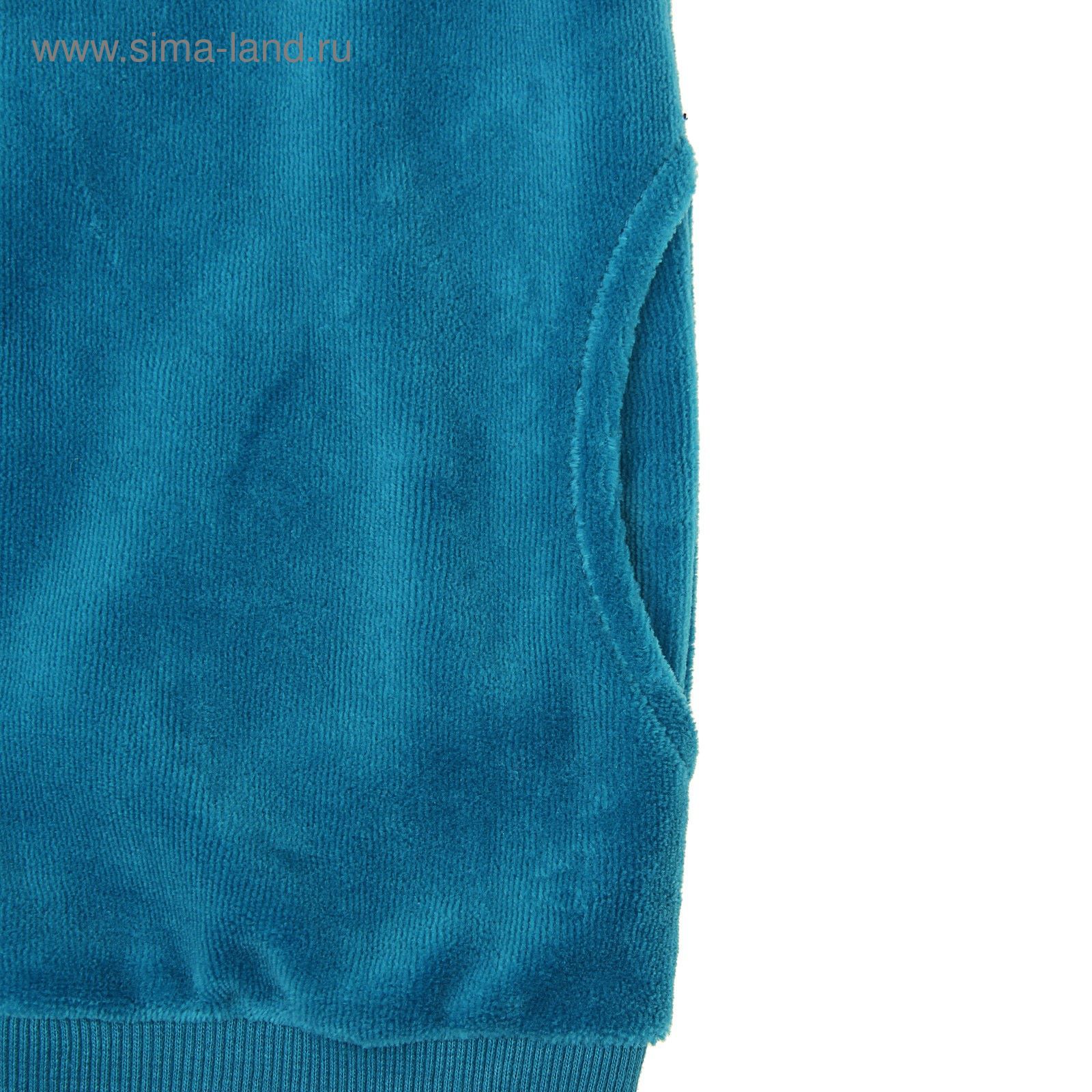 Комплект для девочки (толстовка, брюки), рост 110-116 см, цвет синий 080-М