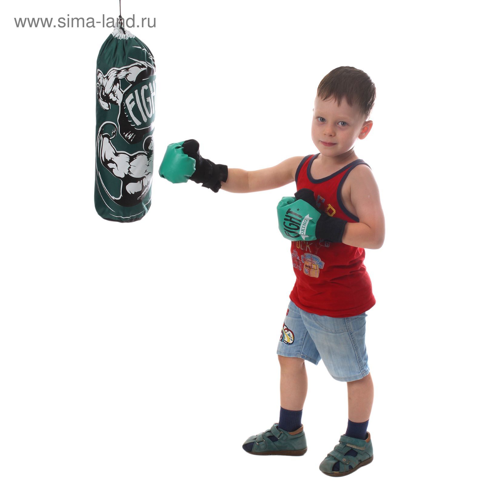 Боксерский набор "Fight boxing", груша и перчатки