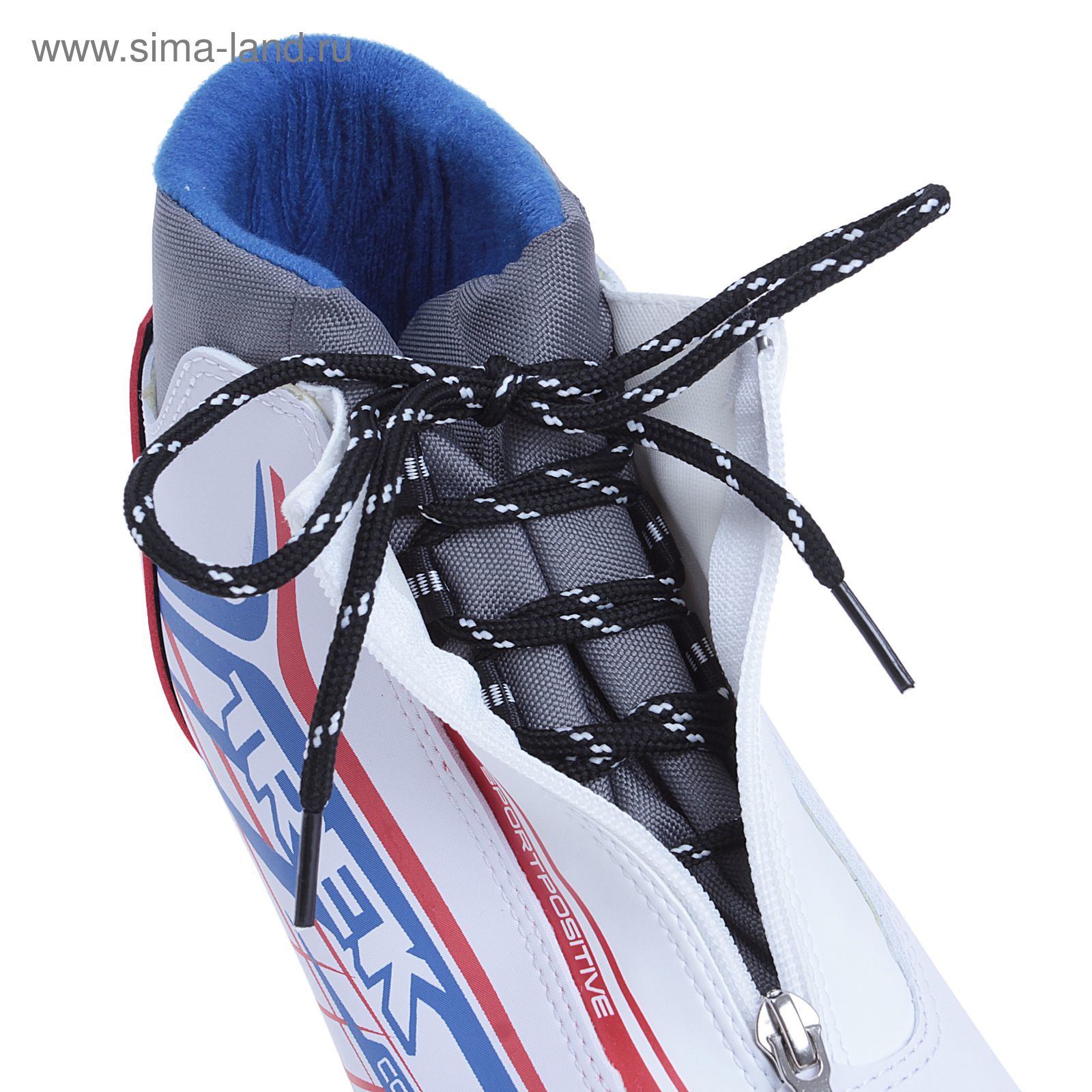 Ботинки лыжные TREK Russia Comfort NN 75 ИК (белый, лого красный) (р.40)