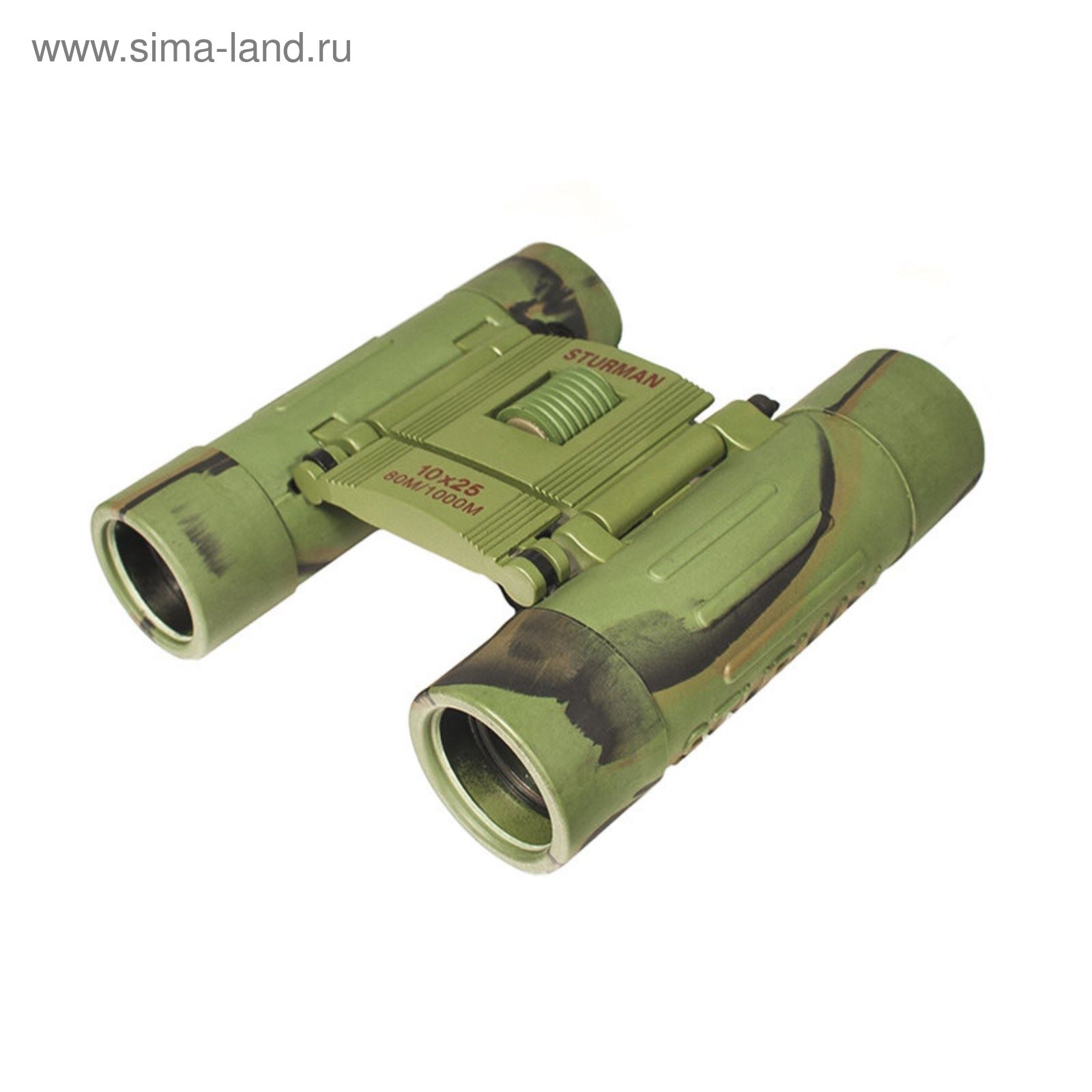 Бинокль Sturman 10x25 зелёный
