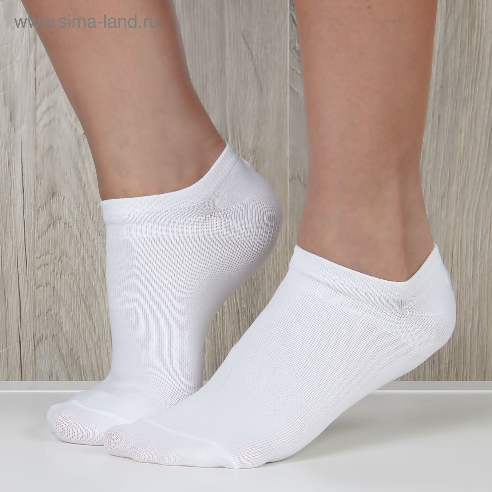 Набор носков женских ONLITOP спорт-3 шт,р-р36-39,белые,75% п/а,22% п/э, 3% эл.