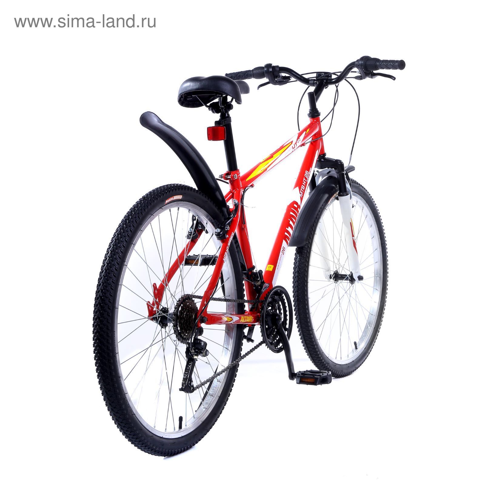 Велосипед 26" Altair MTB HT 26 2.0, 2017, цвет красный, размер 19"