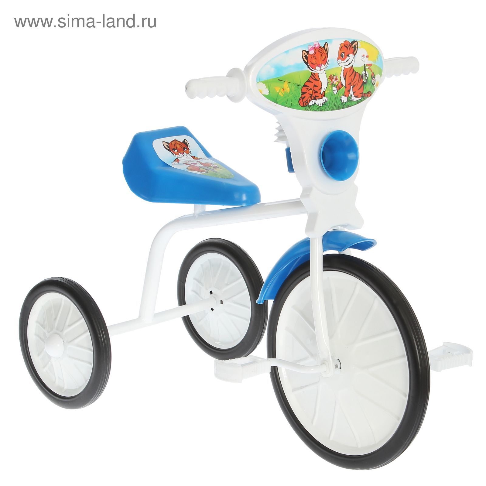 Велосипед трехколесный  "Малыш"  01, цвет синий, фасовка: 3шт.