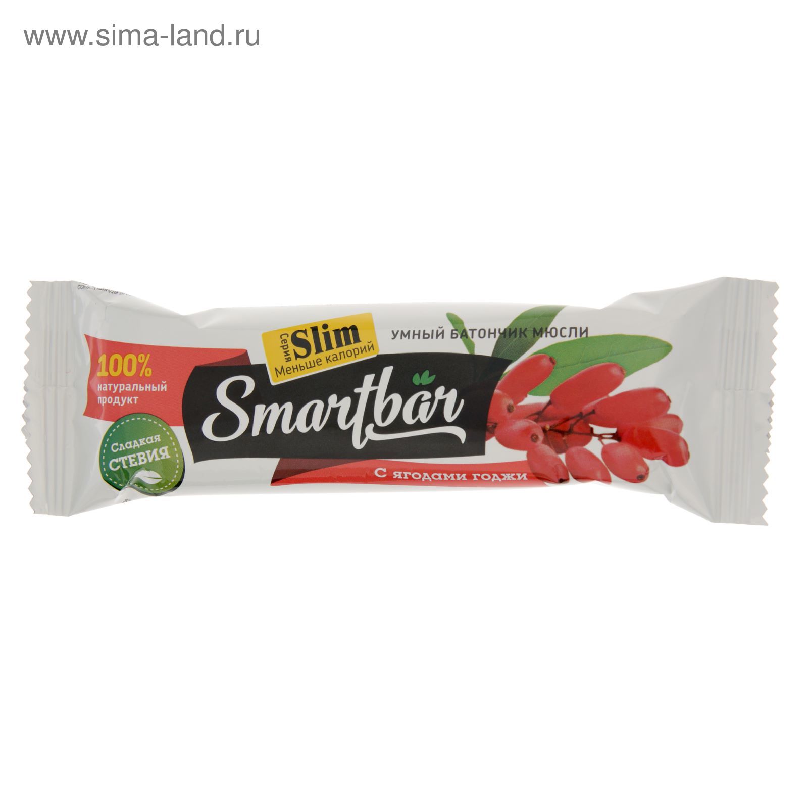 Батончик SmartBar Slim 25г ягоды годжи