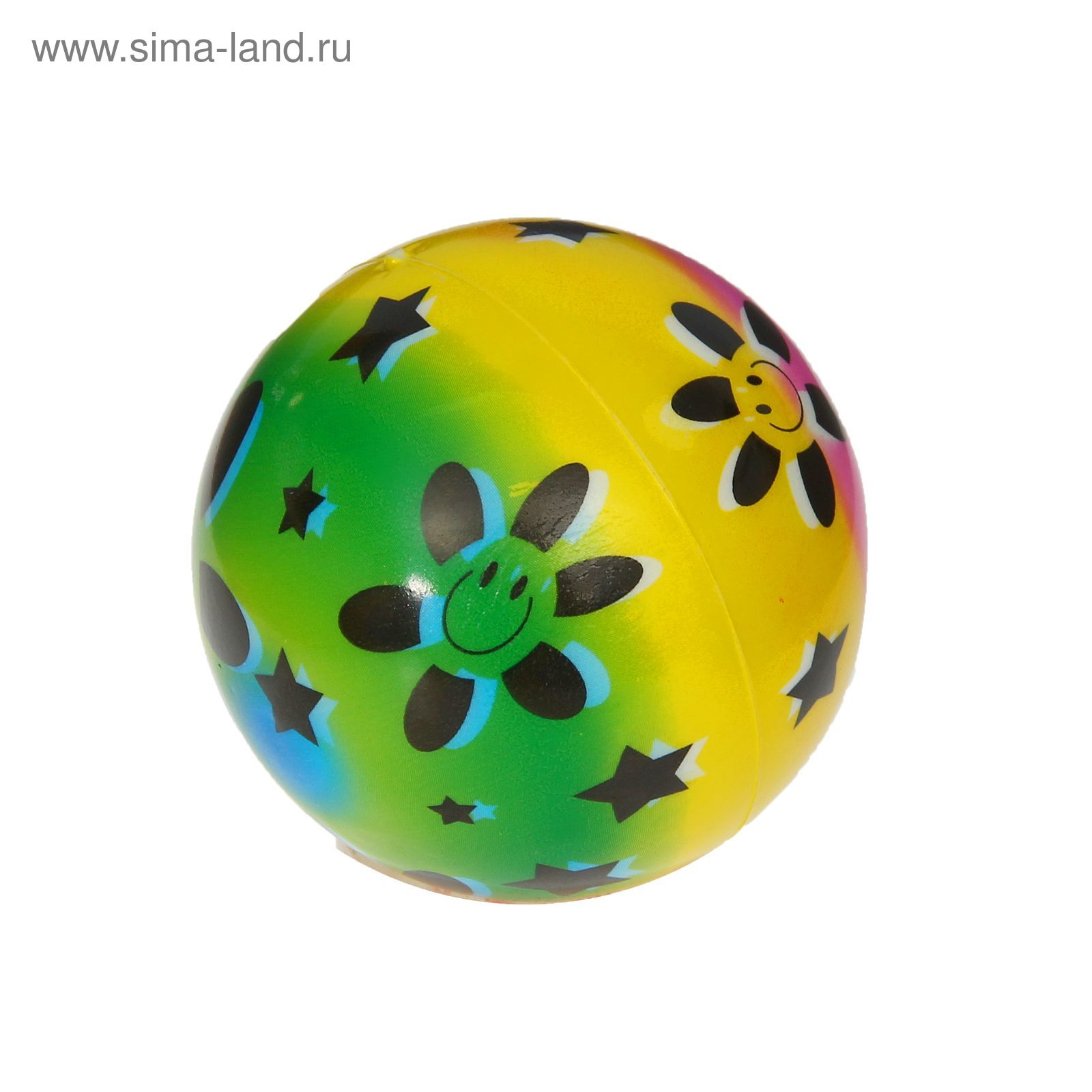 Мягкий мяч "Смайлик", 7,5 см