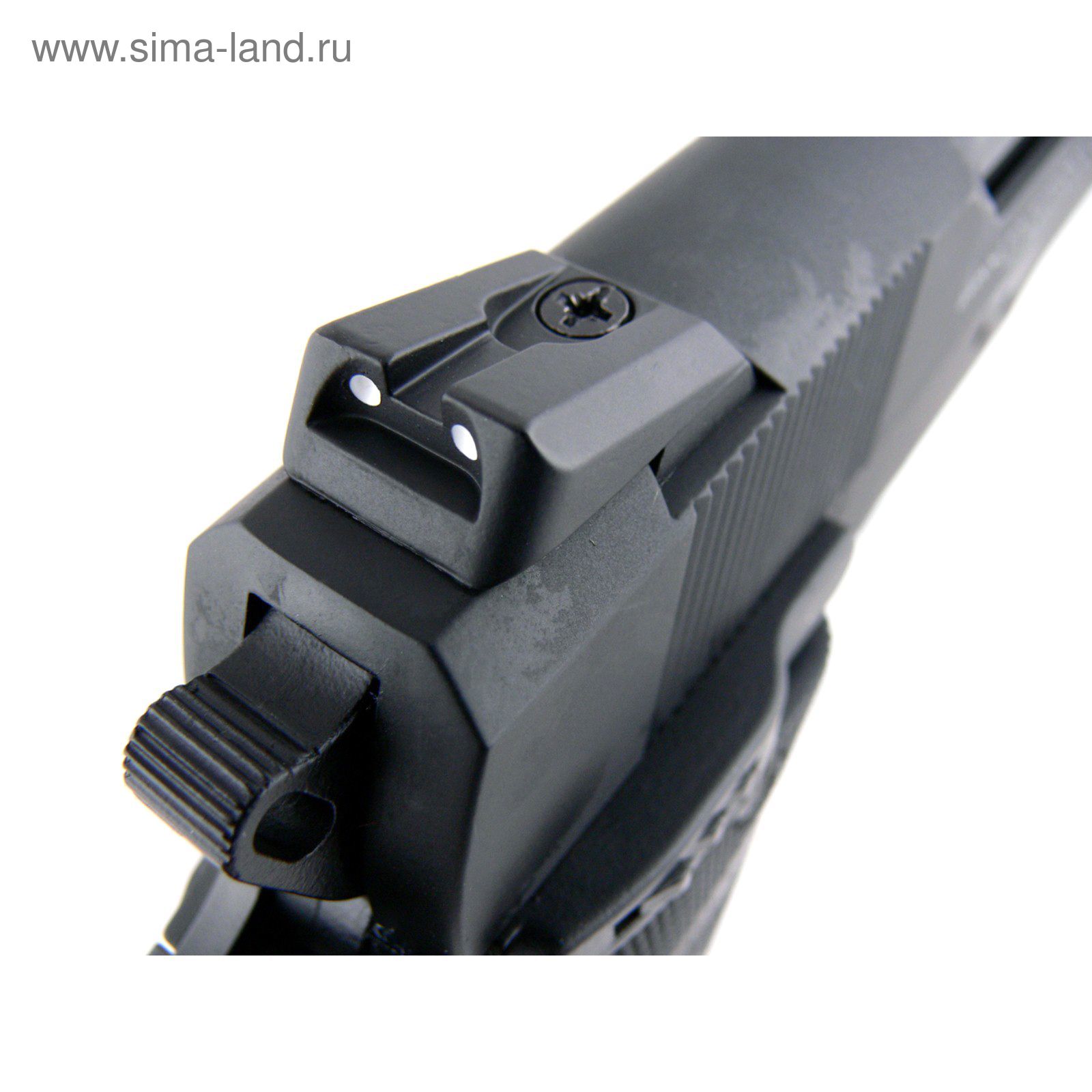 Пистолет пневм. Stalker S1911RD (аналог "Colt 1911") к.4,5мм, металл-пластик, 120м/с, блоубэк, черны