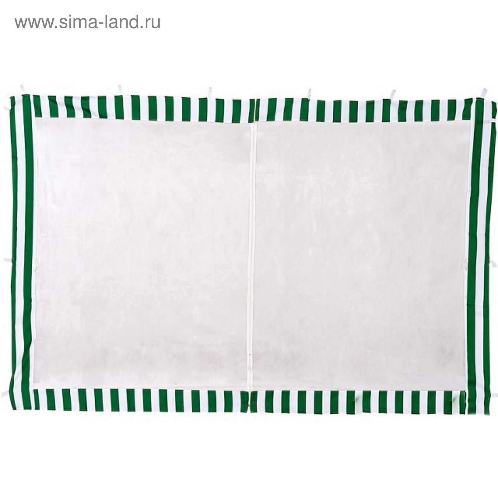 Стенка-сетка противомоскитная с молнией 2х4 м, зеленая