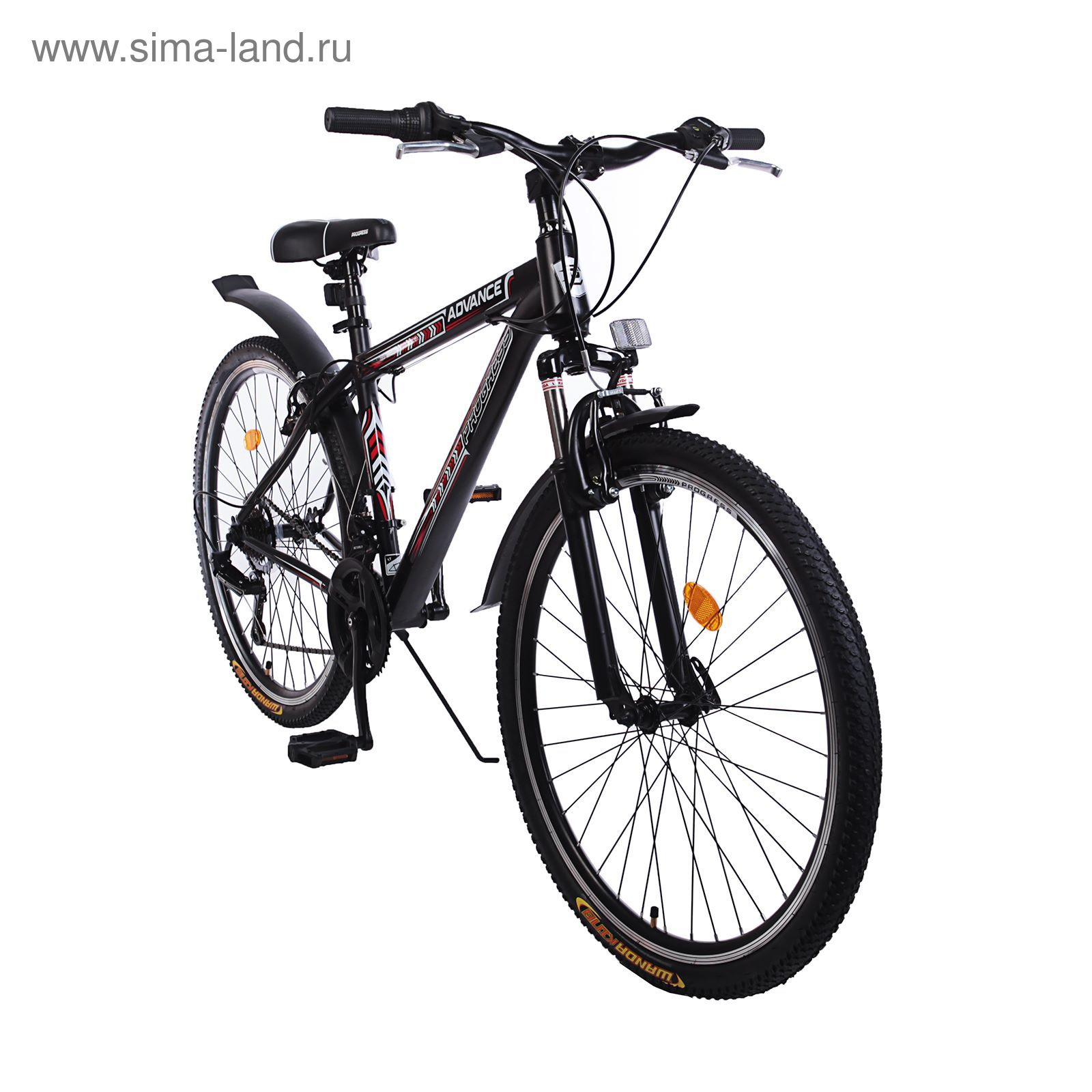 Велосипед 26" Progress модель Advance RUS, 2017, цвет черный, размер 17"