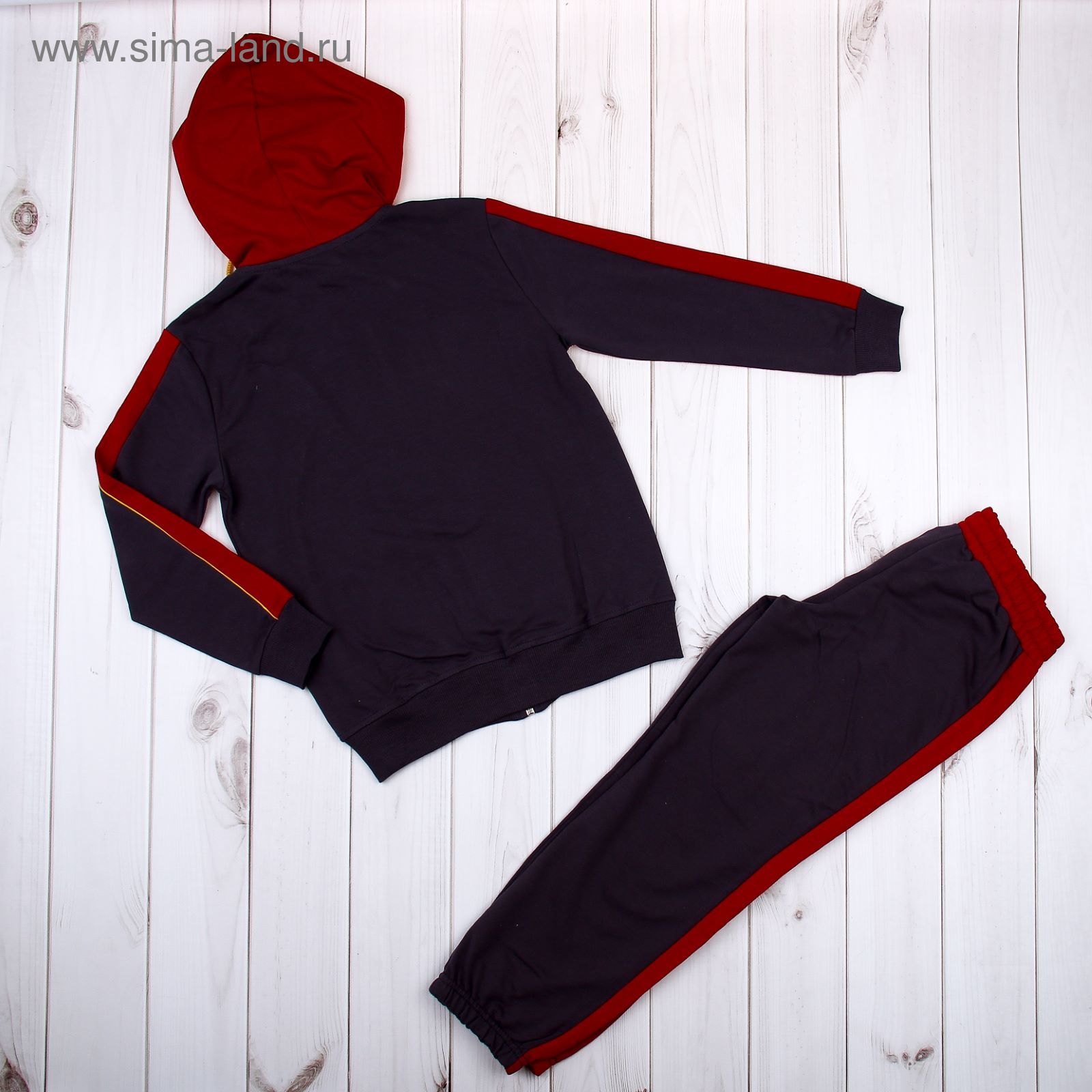 Комплект для мальчика (толстовка, брюки), рост 98-104 см, цвет чёрный (арт. 101-M_Д)