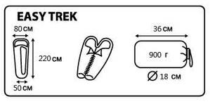 Спальный мешок Trek Planet Easy Trek (70310)