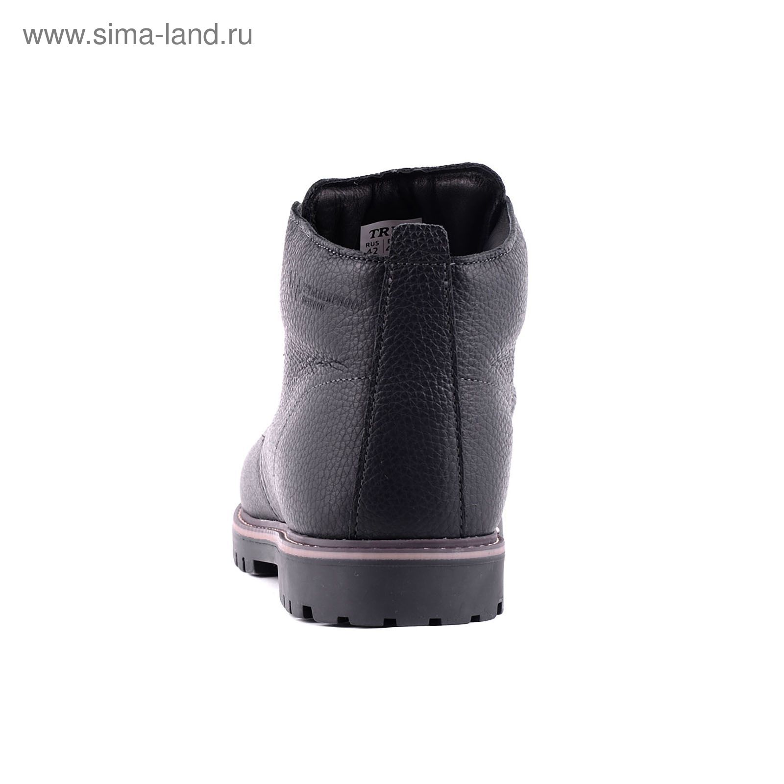 Ботинки TREK "Синема" 84-01 с мехом, размер 40, цвет чёрный