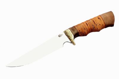 Нож Ворсма туристический Легионер, сталь 65х13, дерево-орех (кузница Семина)