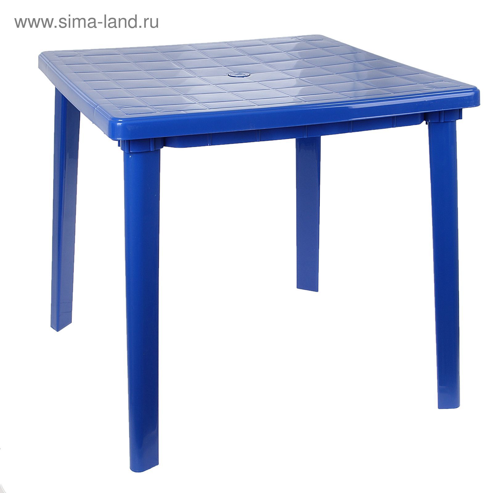 Maclay стол квадратный, размер 80 х 80 х 74 см, цвет синий 1350932
