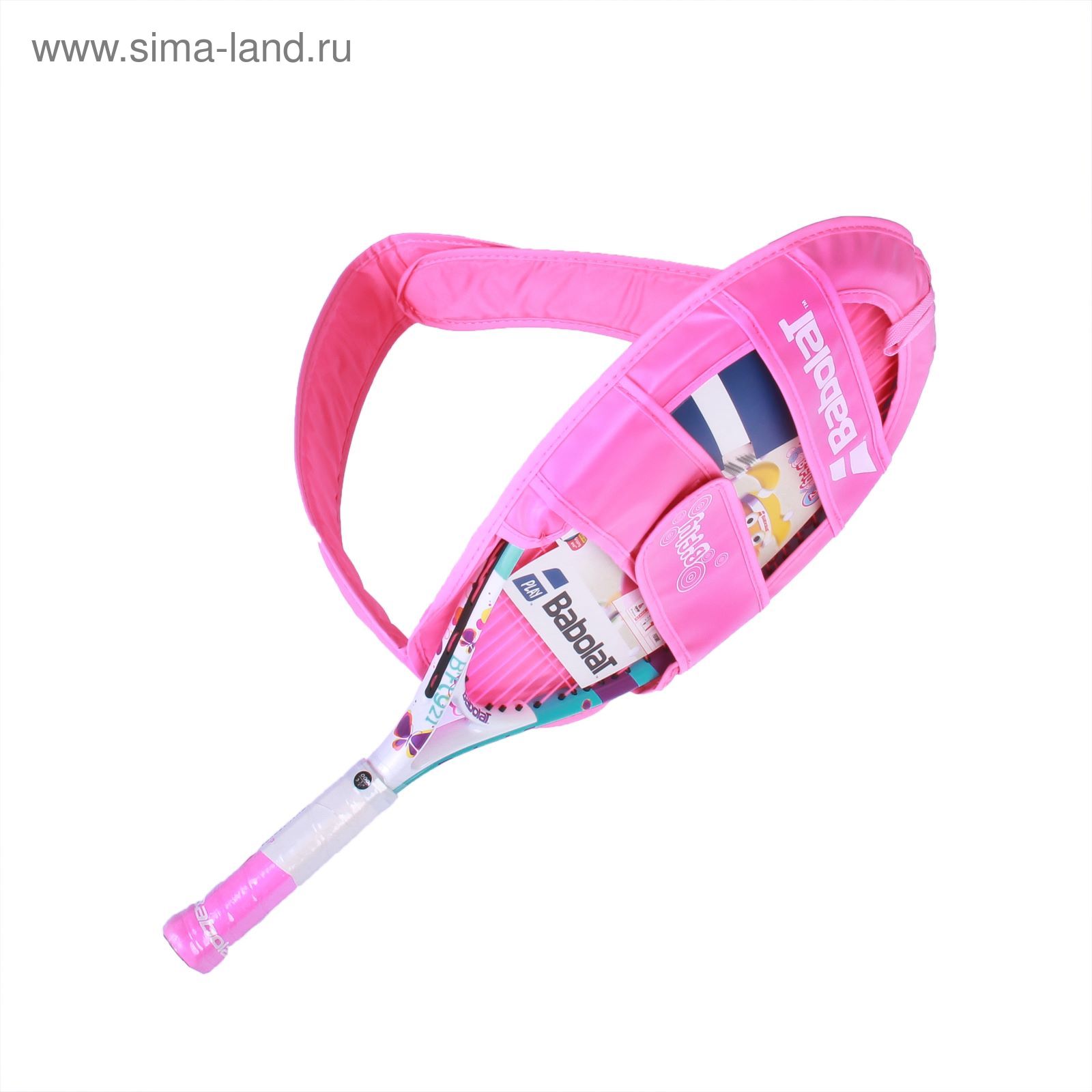 Теннисная ракетка B'FLY 21, ручка 000, цвет розовый