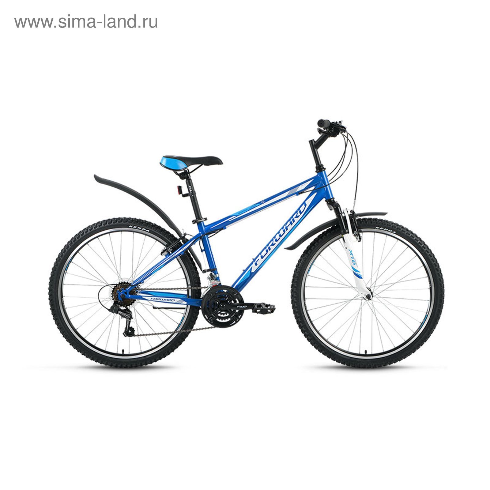 Велосипед 26" Forward Sporting 1.0, 2017, цвет синий, размер 17"
