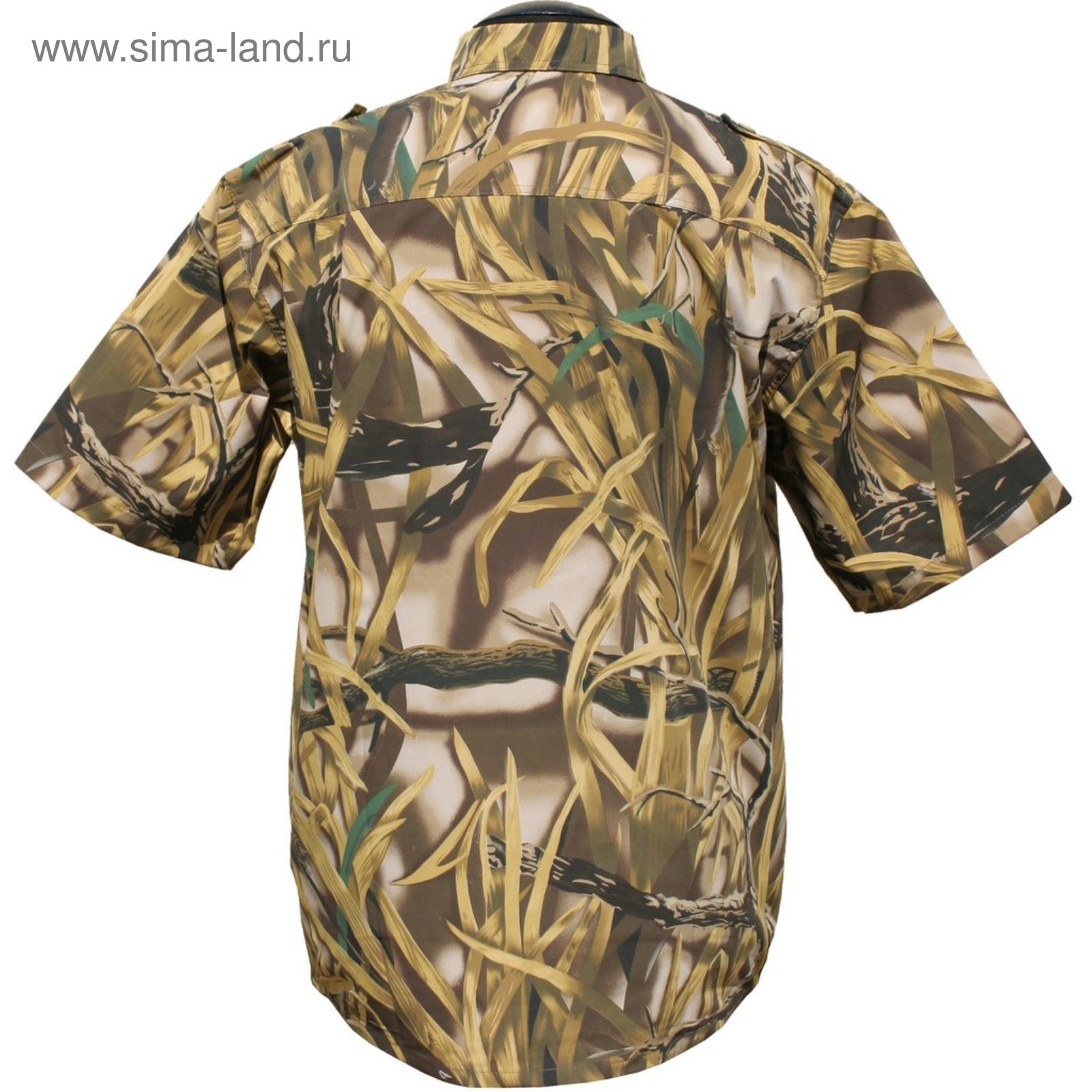 Рубашка с коротким рукавом "Фазан" (камыш) 50/182-188 р-р