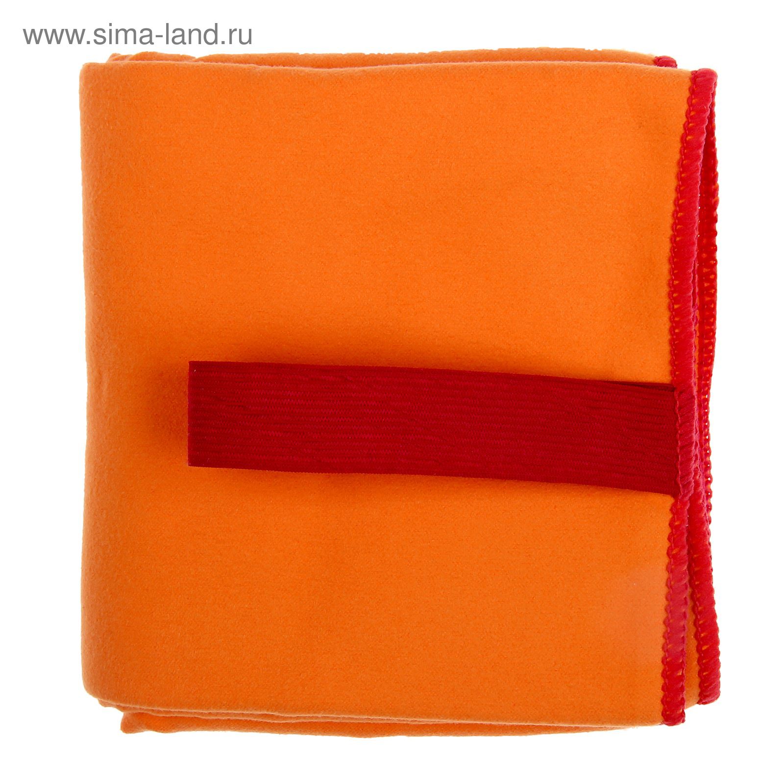 Спортивное полотенце ONLITOP, размер 40х55 см (вид 2), оранжевый, 200 г/м2