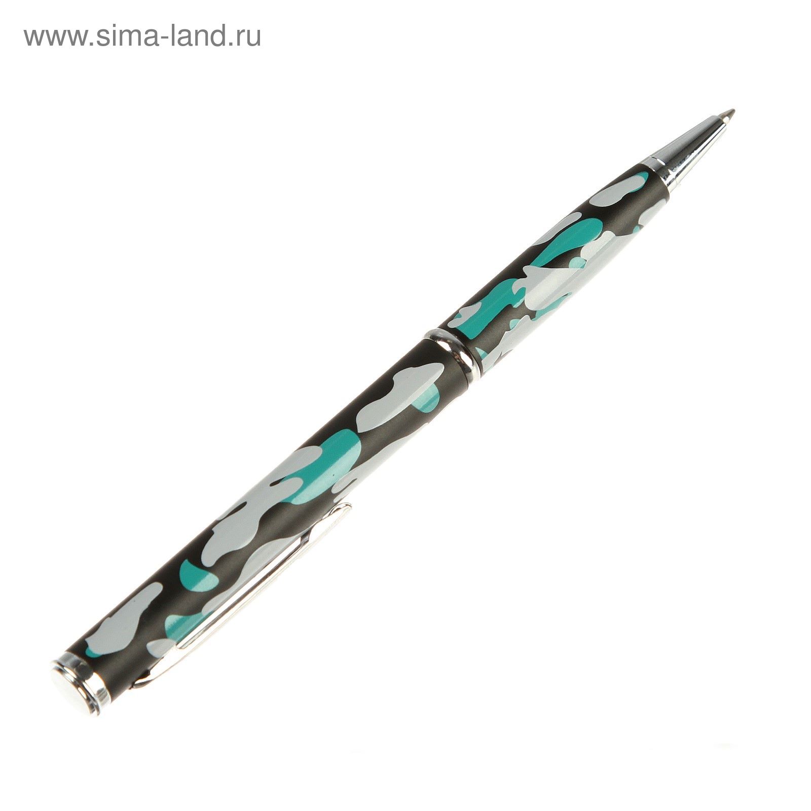 Нож-ручка, лезвие копьеобразное 5,5см, камуфляжный цвет, рукоять 7,2см